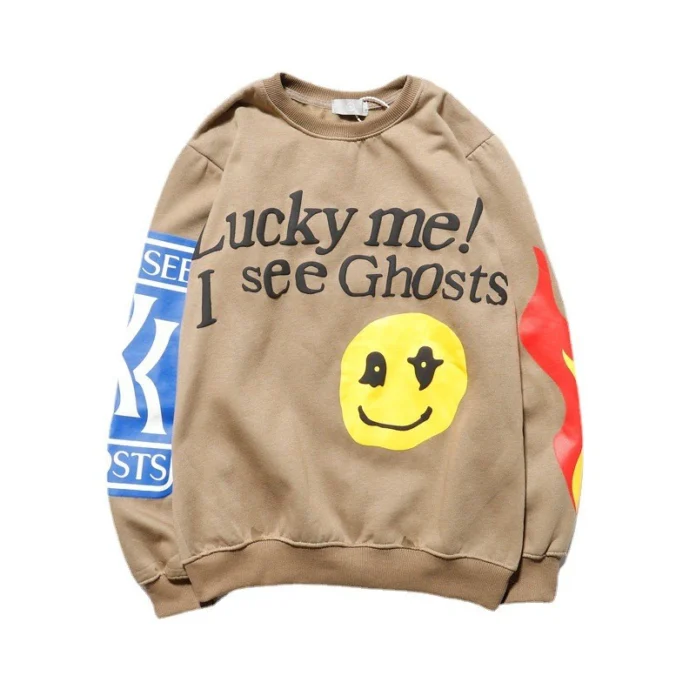 Kanye West Lucky Me I See Ghosts Smiley Sweatshirt